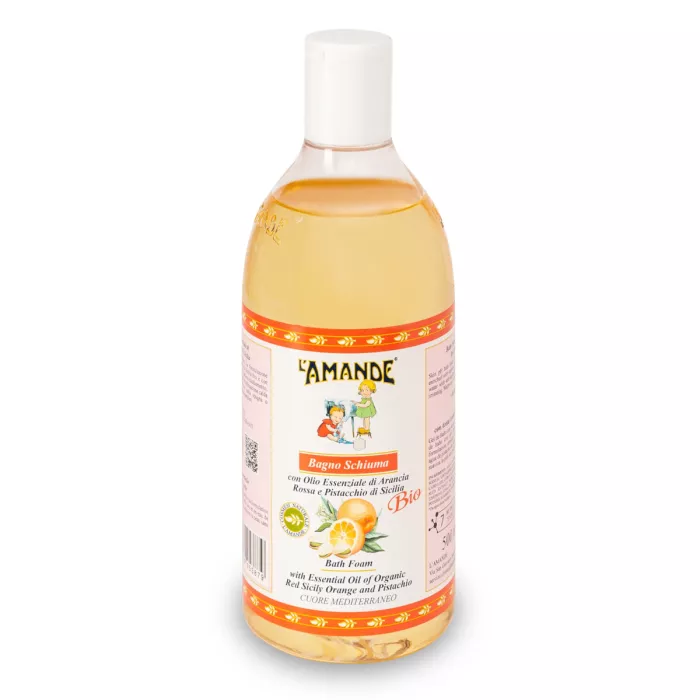 L&#039;Amande Foam Bath Red Sicily Orange And Pistachio 500ml
