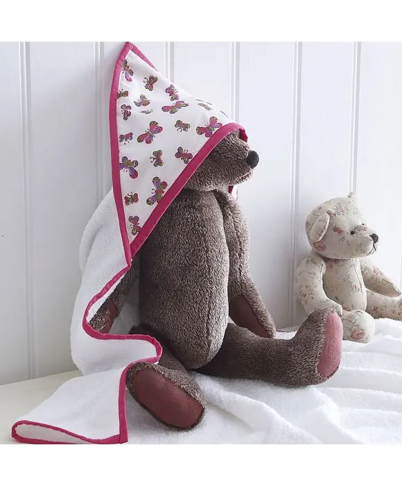 Butterfly baby towel