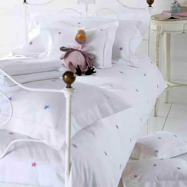Children&#039;s Starry Embroidered Bedlinen 