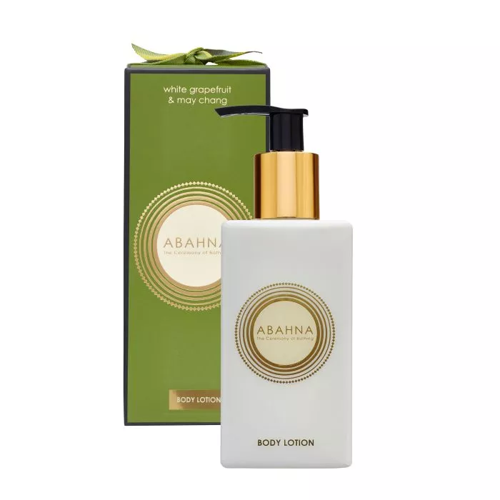 Abahna white grapefruit &amp; may chang body lotion 250ml 