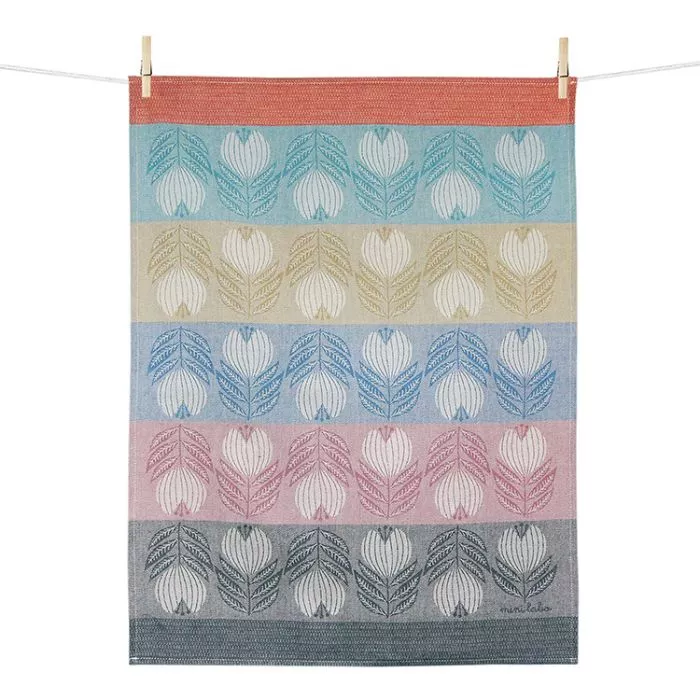 Moutet tea towel Jardins des Tulipes