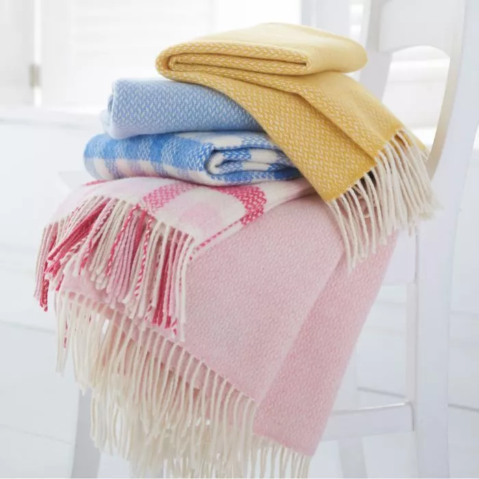 Merino &amp; Cashmere Baby Blankets