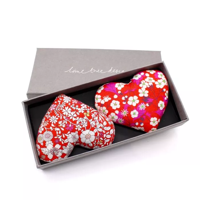 Boxed Lavender Brave Hearts